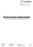 Sicherheits-Datenblatt Der Inhalt des Datenblattes wurde unverändert vom Hersteller übernommen.