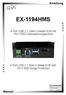 EX-1194HMS. Anleitung. Manual. 4 Port USB 3.1 (Gen1) Metall HUB mit 15KV ESD Überspannungsschutz
