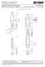 Materialpumpe Material Pump Section fluide: Typ HD 306/120 - R - Bestell-Nr. Order-No. Référence: Serie Serie Série: 000 Akt.: 02.