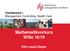 M Mathematikvorkurs WiSe 18/19