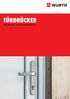 Türdrücker. für Metall- und Kunststofftüren