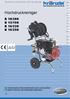 Hochdruckreiniger B 10/200 B 13/150 B 16/220 B 16/250. Vor Inbetriebnahme Sicherheitshinweise lesen und beachten! - D -