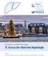 3O. November und 1. Dezember 2O18 in Hamburg 13. Kursus der klinischen Hepatologie. Leitung: