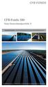 CFB-Fonds 180. Solar-Deutschlandportfolio V. Fondsinformation Diese Verbraucherinformation dient Werbezwecken