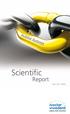 Scientific Report Vol. 01 / 2012