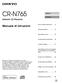 CR-N765. Manuale di istruzioni. Network CD Receiver. Italiano. Deutsch. Nomi e funzioni delle parti Guida introduttiva... 12