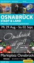 OSNABRÜCK STADT & LAND. Offizieller Veranstaltungskalender AUGUST Zzaun! Das Nachbarschafts-Musical Waldbühne Kloster Oesede