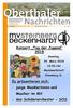 Oberthaler. Nachrichten. Wochenzeitung für Gronig, Güdesweiler, Oberthal und Steinberg-Deckenhardt. 52. Jahrgang Donnerstag, 15. März 2018 Nr.