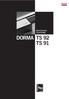 Gleitschienen- Türschließer DORMA TS 92 TS 91