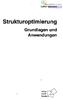 Strukturoptimierung. Grundlagen und Anwendungen. Lothar Harzheim. Verlag Harri Deutsch
