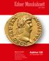 seit 1968 Münzen der Antike Stücke aus der Slg. Kardinal Meisner Slg. Römische Republik Goldmünzen der Spätantike Antike Gemmen Auktion 109