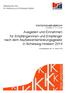 Ausgaben und Einnahmen für Empfängerinnen und Empfänger nach dem Asylbewerberleistungsgesetz in Schleswig-Holstein 2014