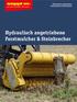 Hydraulisch angetriebene Forstmulcher & Steinbrecher. Hydraulisch angetriebene Forstmulcher & Steinbrecher