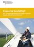 Erneuerbar beschäftigt! Kurz- und langfristige Wirkungen des Ausbaus erneuerbarer Energien auf den deutschen Arbeitsmarkt