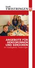 Angebote für Seniorinnen und Senioren im Stadtgebiet Twistringen