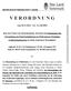 V E R O R D N U N G. vom , GZ.: /2001