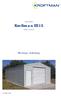 Lagerhallen Kroftman E515. (5,66 x 15,16 m) Montage Anleitung V1.01KR