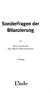 Sonderfragen der Bilanzierung. von. StB. Dr. Eva Deutsch Univ.-Prof. Dr. Roman Rohatschek. 2. Auflage. IAide