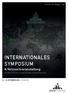 INTERNATIONALES SYMPOSIUM