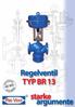 3-Wege-Regelventil TYPBR13. Verwendung. Eigenschaften. durchfluss-regelventil typ BR 13