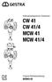 Kühlwasserbegrenzer Gestramat CW 41 CW 41/4 MCW 41 MCW 41/4