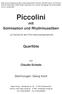 Piccolini mit Solmisation und Rhythmussilben