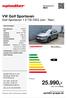 25.990,inkl. 19 % Mwst. VW Golf Sportsvan Golf Sportsvan 1.5 TSI DSG Join - Navi, spindler-gruppe.de. Preis: