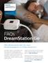 FAQs. DreamStation Go. Alles Wissenswerte über das neue Reisetherapiegerät von Philips Respironics