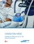 HAMILTON-H900. Intelligente Befeuchtung für alle Patientengruppen