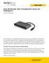 Dual 4K Monitor Mini Thunderbolt 3 Dock mit DisplayPort