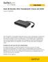 Dual 4K Monitor Mini Thunderbolt 3 Dock mit HDMI