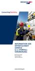 INFORMATION DER ÖFFENTLICHKEIT GEMÄSS 11 STÖRFALL- VERORDNUNG. Brenntag GmbH Dieselstraße Heilbronn.
