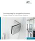 Duschbeschläge für Ganzglasduschsysteme Shower fittings for Glass Shower Systems