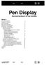 Pen Display. Benutzerhandbuch für die Software