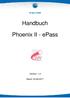 Handbuch. Phoenix II - epass