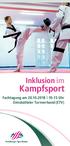 Inklusion im. Kampfsport. Fachtagung am Uhr Eimsbütteler Turnverband (ETV)