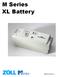 M Series XL Battery. ZOLL XL Smart Battery Rev. C