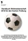 Handbuch Weltmeisterschaft 2018 für den Kanton Freiburg