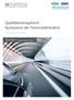 Qualitätsmanagement Symposium der Automobilindustrie