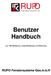 Benutzer Handbuch. zur Handhabung, Instandhaltung und Wartung. RUPO Fenstersysteme Ges.m.b.H