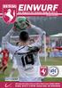 EINWURF. Das Magazin der Hammer SpVg 03/04 e.v. Oberliga-Westfalen Saison 2014/2015 in der EVORA ARENA
