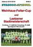 Saison 2015/2016 Heft 1 Weinhaus-Feiter-Cup und Laatzener Stadtmeisterschaft Freitag, 17. Juli bis Sonntag, 26. Juli Sportpark Ohestraße