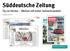 Süddeutsche Zeitung. Tip-on-Sticker Werben mit hoher Aufmerksamkeit. Gültig ab