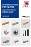 SCHWEISSELEMENTE PREISLISTE WELD FASTENERS PRICE LIST