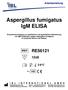 Aspergillus fumigatus IgM ELISA