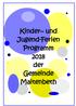 Kinder und Jugend-Ferien Programm 2018 der Gemeinde Maitenbeth