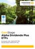 ComStage Alpha Dividende Plus ETFs