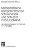 III. Mathematische Kompetenzen von Schülerinnen und Schülern in Deutschland. Michael Neubrand (Hrsg.) Vertiefende Analysen im Rahmen von PISA 2000