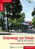 Schuljahr 2018/2019. Brühl. Unterwegs zur Schule. Tipps für den Schulweg. Clemens-August-Schule der Stadt Brühl.