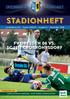 Stadionheft. FV Dresden 06 vs. SC 1911 Großröhrsdorf. Landesklasse Ost Saison 2018/19 Ausgabe 3 September 2018